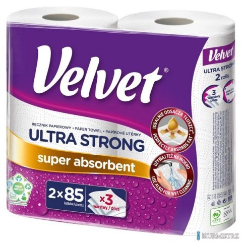Ręcznik papierowy Ultra Strong (2sz.) VELVET Ręcznik papierowy Ultra Strong (2sz.) VELVET