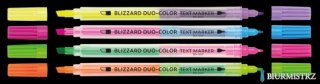 Zakreślacze tekstu BLIZZARD DUO-COLOR żółto -fioletowy TO-337 Toma