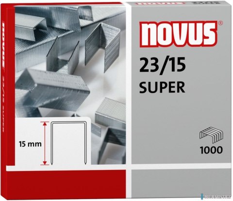 Zszywki 23/15 SUPER 1000 NOVUS 042-0044 NO Zszywki 23/15 SUPER 1000 NOVUS 042-0044 NO