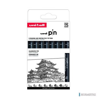 Cienkopis PIN 200, ZESTAW 8 SZT_003-12