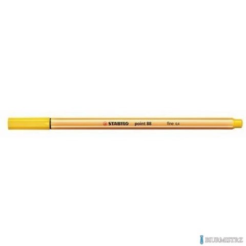 Cienkopis STABILO point 88 0.4mm żółty 88/44 Cienkopis STABILO point 88 0.4mm żółty 88/44
