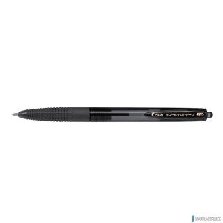 Długopis olejowy automatyczny PILOT SUPER GRIP G XB czarny PIBPGG-8R-XB-BB