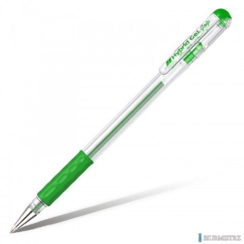 Długopis żelowy 0,6mm zielony K116-D PENTEL - HYBRID GEL GRIP Długopis żelowy 0,6mm zielony K116-D PENTEL - HYBRID GEL GRIP