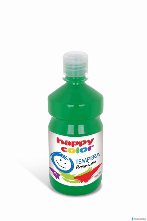 Farba tempera Premium 500ml, zielony, Happy Color HA 3310 0500-5 Farba tempera Premium 500ml, zielony, Happy Color HA 3310 0500-5