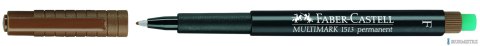 Foliopis permanentny brązowy z gumką (10 szt.) 0.6 F FABER CASTELL 151378 Foliopis permanentny brązowy z gumką (10 szt.) 0.6 F FABER CASTELL 151378