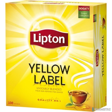 Herbata LIPTON YELLOW LABEL 100 torebek 2g Herbata LIPTON YELLOW LABEL 100 torebek 2g