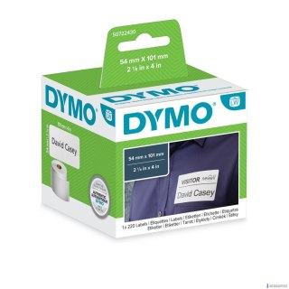 Identyfikator transportowy imienny - 101 x 54 mm, biały DYMO S0722430