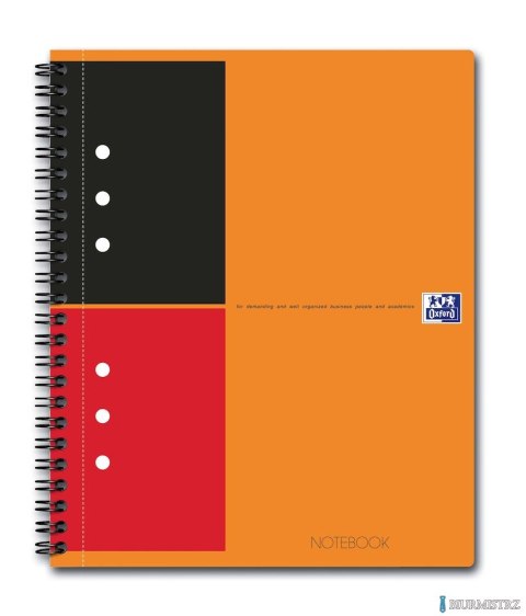 Kołonotatnik A5 80 kartek, linia / tagi, INTERNATIONAL, OXFORD, 100102680 (X) Kołonotatnik A5 80 kartek, linia / tagi, INTERNATIONAL, OXFORD, 100102680 (X)