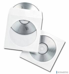 Koperty NC samoklejące CD SK białe 90g okno okrągłe 1000szt. 33020117 Koperty NC samoklejące CD SK białe 90g okno okrągłe 1000szt. 33020117