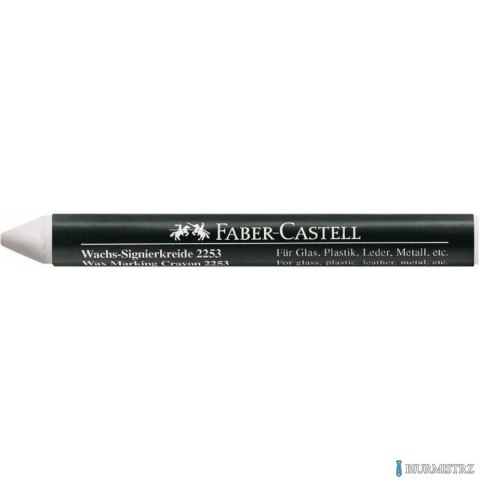 Kredka do znakowania biała 2253-W, FABER CASTELL 122201 Kredka do znakowania biała 2253-W, FABER CASTELL 122201