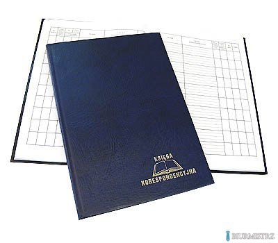 Książka korespondencyjna A4 96k - granat WARTA 1824-229-009 Książka korespondencyjna A4 96k - granat WARTA 1824-229-009