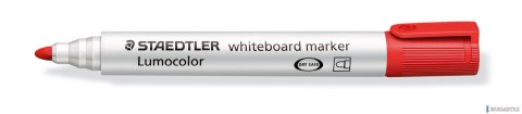 Marker Lumocolor do białych tablic whiteboard, okrągły, czerwony, Staedtler S 351-2 Marker Lumocolor do białych tablic whiteboard, okrągły, czerwony, Staedtler S 351-2