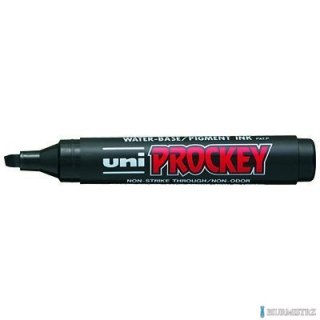 Marker permanentny UNI PM-126 czarny ścięty PROCKEY