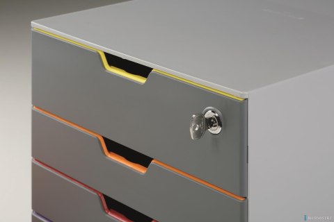 Pojemnik VARICOLOR z 4 szufladkami DURABLE 7606-27 Pojemnik VARICOLOR z 4 szufladkami DURABLE 7606-27