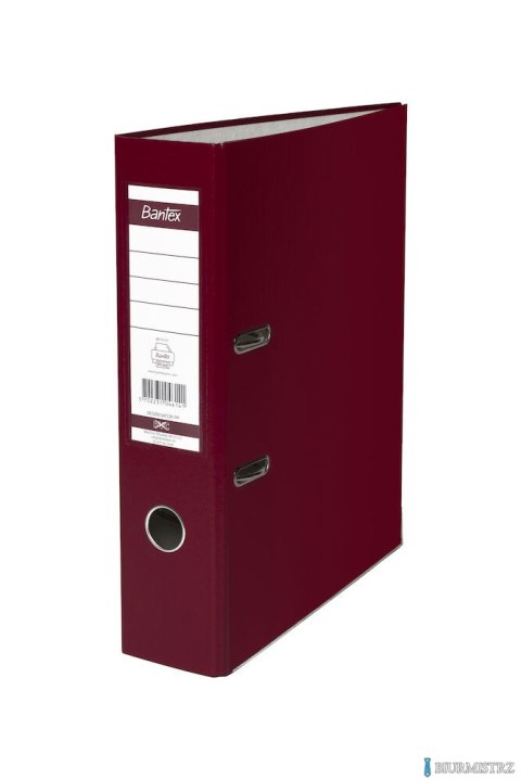 Segregator A4 80mm XXL bordowy, z szyną BANTEX 100551791 Segregator A4 80mm XXL bordowy, z szyną BANTEX 100551791