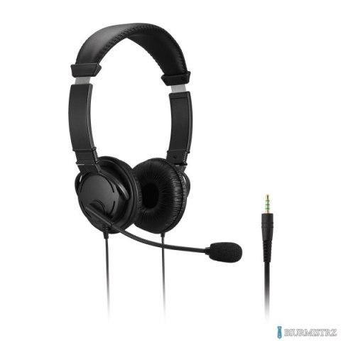 Słuchawki Kensington 3,5mm Hi-Fi z mikrofonem i regulacją głośności K33597WW Słuchawki Kensington 3,5mm Hi-Fi z mikrofonem i regulacją głośności K33597WW