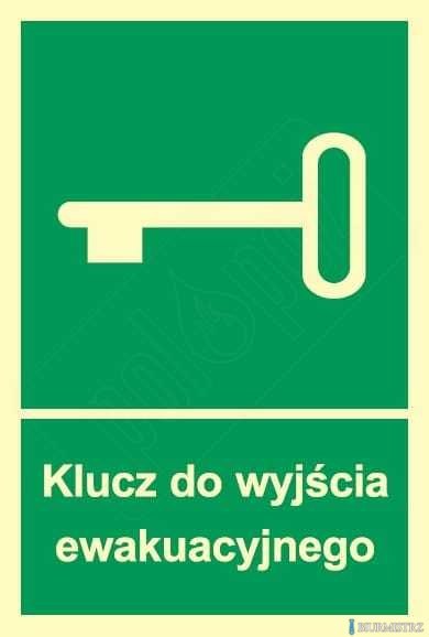 Tabliczka Klucz do wyjścia ewakuacyjnego 150x205 ZZ-21e/7163ZN (X) Tabliczka Klucz do wyjścia ewakuacyjnego 150x205 ZZ-21e/7163ZN (X)