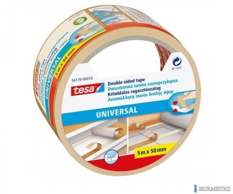 Taśma dwustronna TESA 5m X50mm 56170-00010-01 TS Taśma dwustronna TESA 5m X50mm 56170-00010-01 TS
