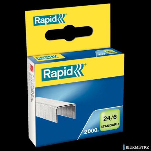 Zszywki Rapid Standard 24/6 2M , 2000 szt. Rapid 24858800 Zszywki Rapid Standard 24/6 2M , 2000 szt. Rapid 24858800