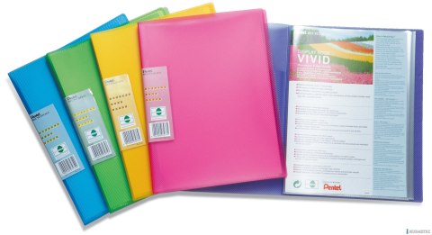 Album ofertowy VIVID, 30 kieszeni niebieski DCF343-C PENTEL Album ofertowy VIVID, 30 kieszeni niebieski DCF343-C PENTEL