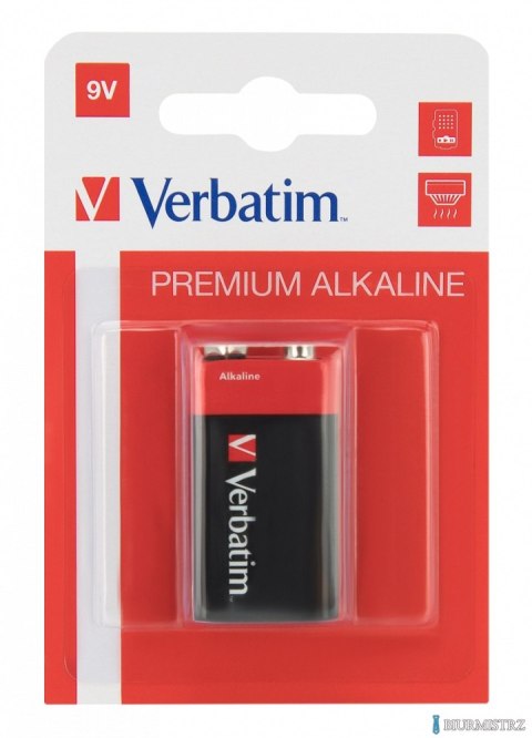 Bateria VERBATIM ALKALICZNE 9V BLISTER 1szt. 49924 Bateria VERBATIM ALKALICZNE 9V BLISTER 1szt. 49924