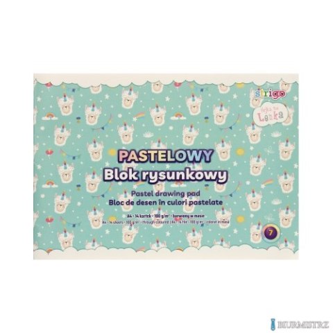 Blok rysunkowy A4 14k 100g pastelowy LENKA STRIGO SPA037 Blok rysunkowy A4 14k 100g pastelowy LENKA STRIGO SPA037