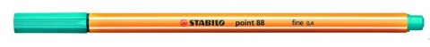 Cienkopis STABILO point 88/51 0.4mm turkusowy błękit Cienkopis STABILO point 88/51 0.4mm turkusowy błękit