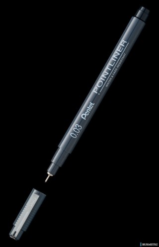 Cienkopis kalibrowany POINTLINER czarny S20P-03A 0,03mm PENTEL