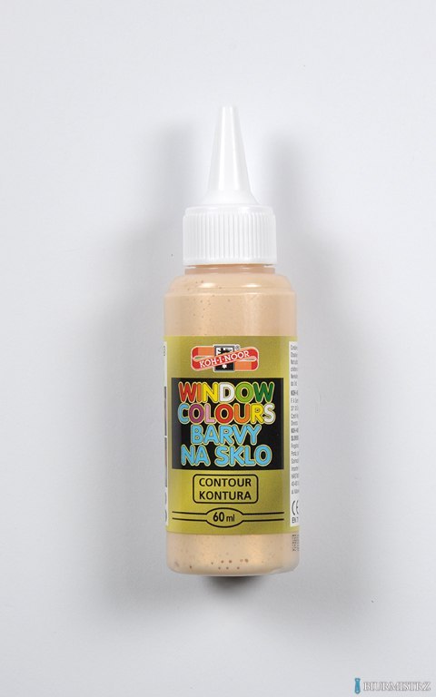 Farba witrażowa kontur.złota 60ml 9742017 Farba witrażowa kontur.złota 60ml 9742017