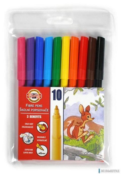 Flamastry 10kol. 771002/AJ04 KOH- I-NOOR Flamastry 10kol. 771002/AJ04 KOH- I-NOOR
