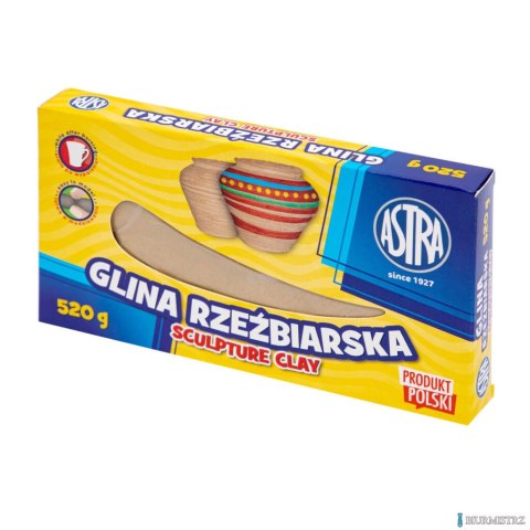 Glina rzeźbiarska Astra 520g, 83810900 Glina rzeźbiarska Astra 520g, 83810900