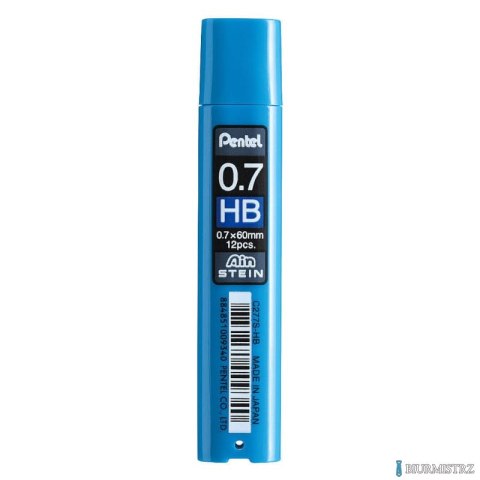 Grafity ołówkowe AIN Stein 0,7mm C277S-HB PENTEL Grafity ołówkowe AIN Stein 0,7mm C277S-HB PENTEL