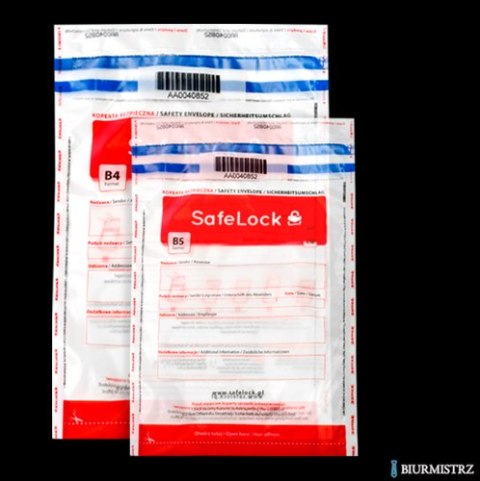 Koperty bezpieczne B4 przezroczyste 100szt. ikb250385ptk EMERSON Koperty bezpieczne B4 przezroczyste 100szt. ikb250385ptk EMERSON
