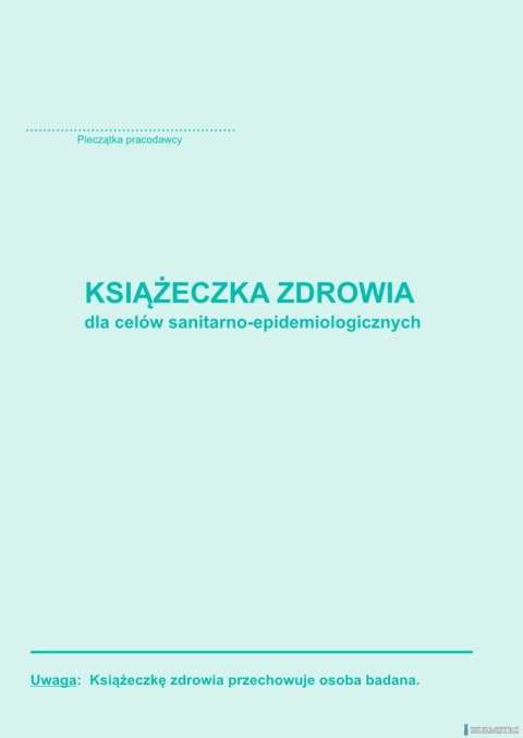 Książeczka zdrowia, A6 16 stron, 10-530-5 DOTTS Książeczka zdrowia, A6 16 stron, 10-530-5 DOTTS