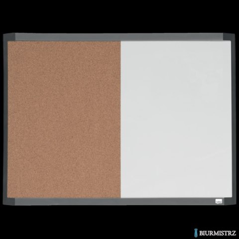 Mała tabliczka CombiBoard 585x430mm, tablica suchościeralna biała i korkowa (pół na pół) Nobo 1903784 Mała tabliczka CombiBoard 585x430mm, tablica suchościeralna biała i korkowa (pół na pół) Nobo 1903784