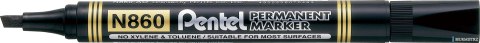 Marker permanentny N860 czarny ścięta końcówka PENTEL Marker permanentny N860 czarny ścięta końcówka PENTEL