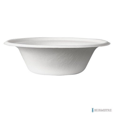 Miseczka z trzciny cukrowej 380ml, biała, op. 100 szt., 100% biodegradowalna 90109 Miseczka z trzciny cukrowej 380ml, biała, op. 100 szt., 100% biodegradowalna 90109