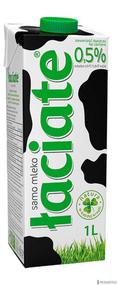 Mleko ŁACIATE UHT 0.5% 1L Mleko ŁACIATE UHT 0.5% 1L