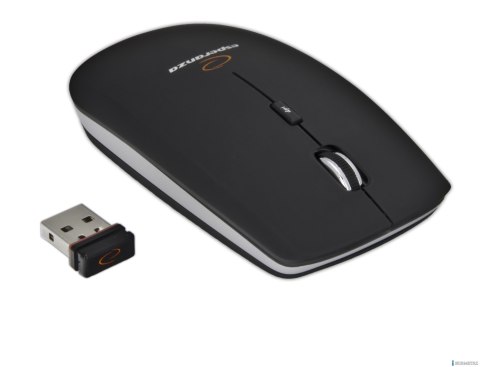 Mysz bezprzewodowa 2.4GHZ optyczna USB SATURN czarna EM120K ESPERANZA Mysz bezprzewodowa 2.4GHZ optyczna USB SATURN czarna EM120K ESPERANZA