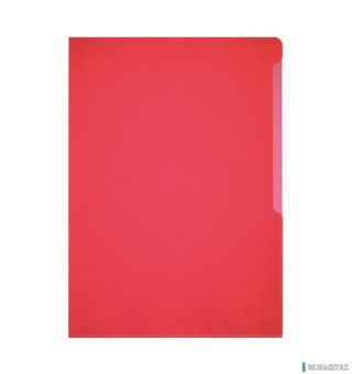 Obwoluta przezroczysta A4, PP 0,12mm Czerwony, 100szt., 233703 DURABLE