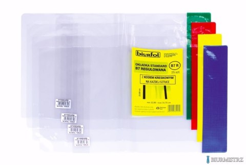Okładka standard S5 - 265 regulowana (25) z kod. na szt. OZK-51 BIURFOL Okładka standard S5 - 265 regulowana (25) z kod. na szt. OZK-51 BIURFOL