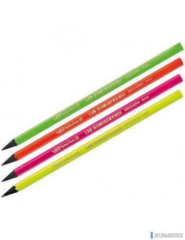 Ołówek EVOLUTION FLUO bez gumki 940757 BIC Ołówek EVOLUTION FLUO bez gumki 940757 BIC