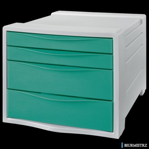 Pojemnik z szufladami Esselte ColourBreeze, zielony 626285 Pojemnik z szufladami Esselte ColourBreeze, zielony 626285