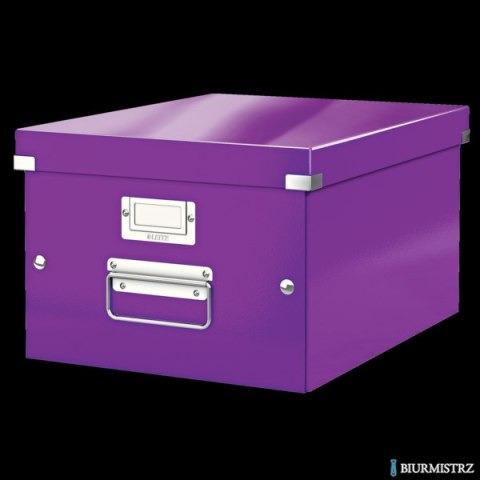Pudełko LEITZ Click & Store A4 fioletowe 60440062 Pudełko LEITZ Click & Store A4 fioletowe 60440062