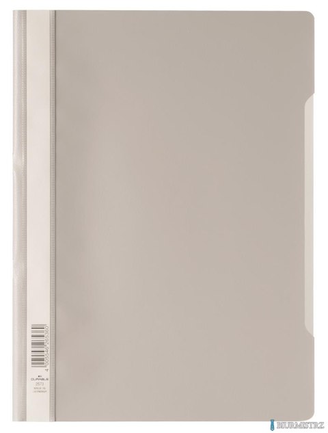 Skoroszyt A4 z przezroczystą okładką z PP szary 257310 DURABLE (50) Skoroszyt A4 z przezroczystą okładką z PP szary 257310 DURABLE (50)