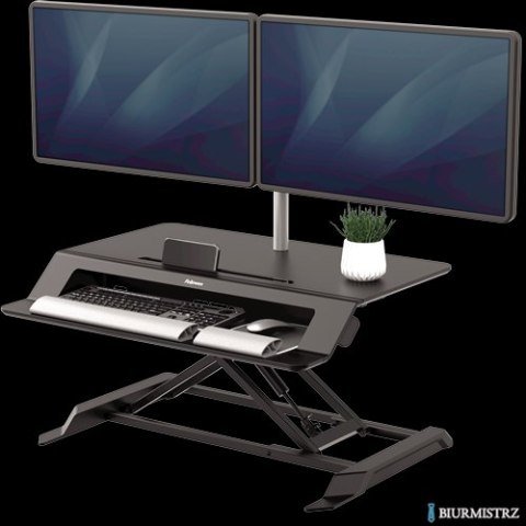 Stanowisko do pracy Sit-Stand Lotus LT - czarne 8215001 FELLOWES Stanowisko do pracy Sit-Stand Lotus LT - czarne 8215001 FELLOWES