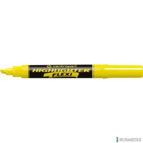 Zakreślacz FLEXI żółty 8542 CENTROPEN Zakreślacz FLEXI żółty 8542 CENTROPEN