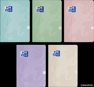Zeszyt Oxford Touch Pastelowy A4 60 kartek 90 g kratka 5x5 mm 400175353
