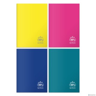 Zeszyt w linie eko PP colors A5 60 kartek, HERLITZ 400198108 HERLITZ