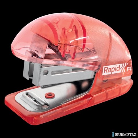 Zszywacz mini Rapid ColourBreeze F4, 10 kartek, 5 lat gwarancji, koralowy 5001531 Zszywacz mini Rapid ColourBreeze F4, 10 kartek, 5 lat gwarancji, koralowy 5001531